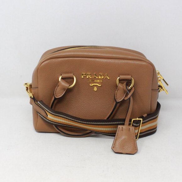 Prada #22L9HF Bauletto 2 Way Bag - Picture 1 of 6